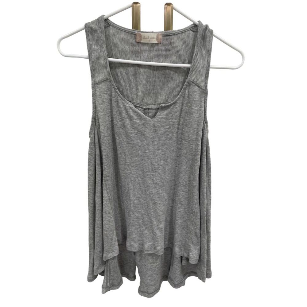 Altard State Women's Gray Sleeveless Tank Top Size S Lightweight Scoop Neck